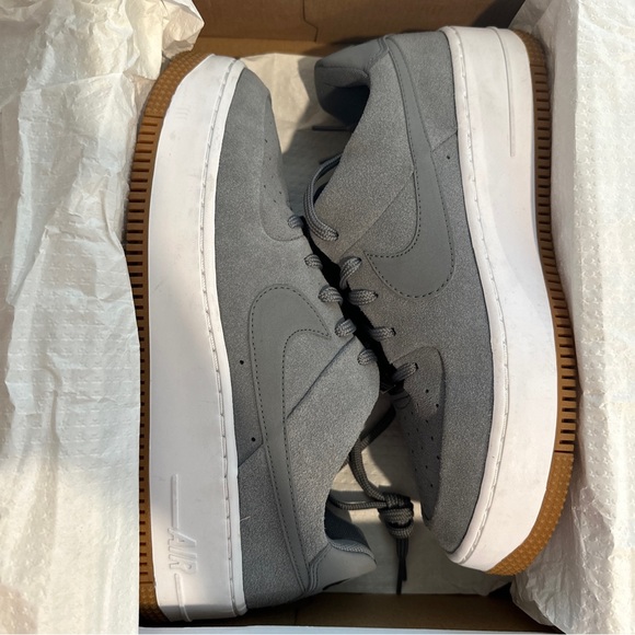 Nike Shoes - Size 9 - Nike Air Force 1 Sage Low Cool Grey 2019